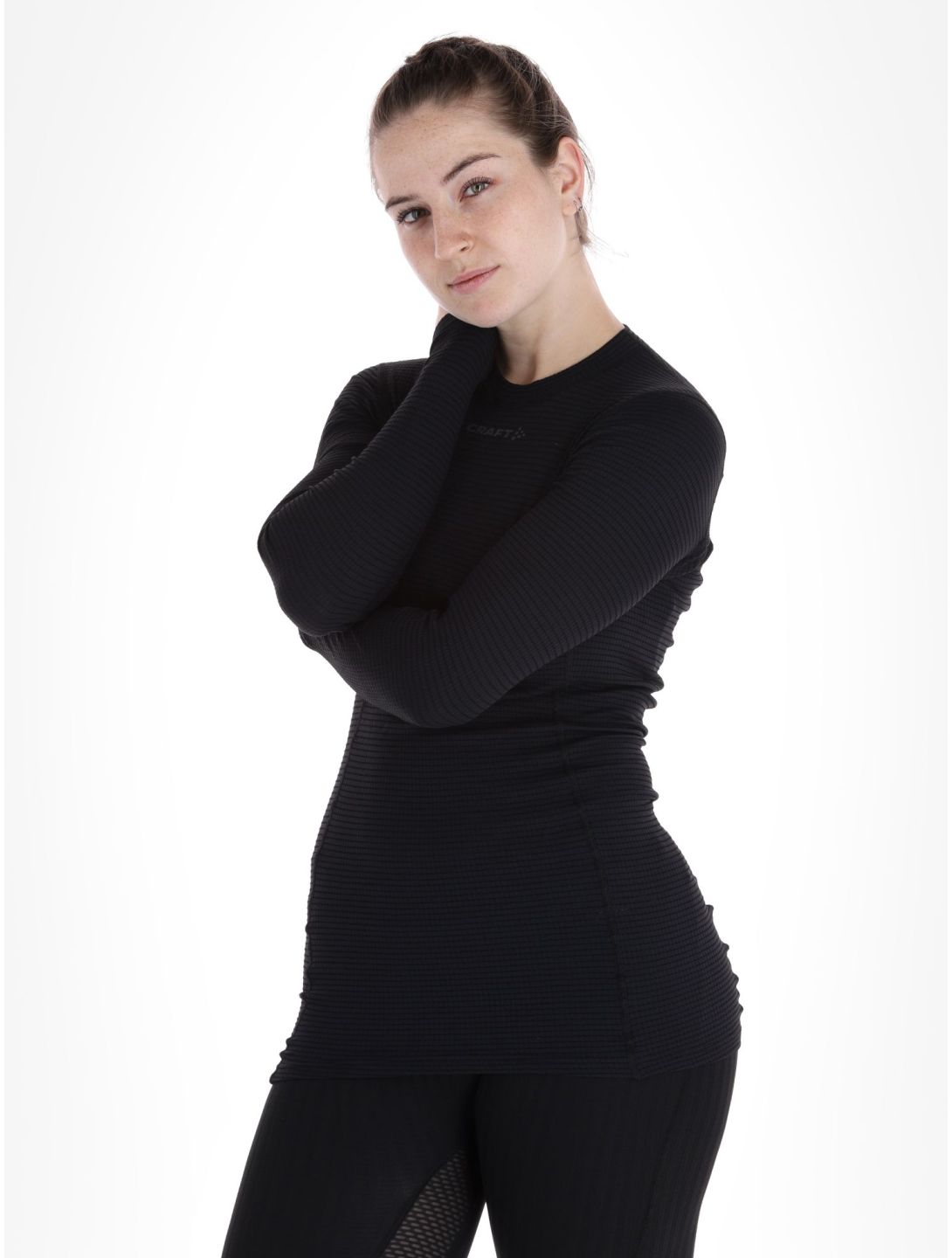 Craft, Pro Wool Extreme X LS thermoshirt dames Black zwart 