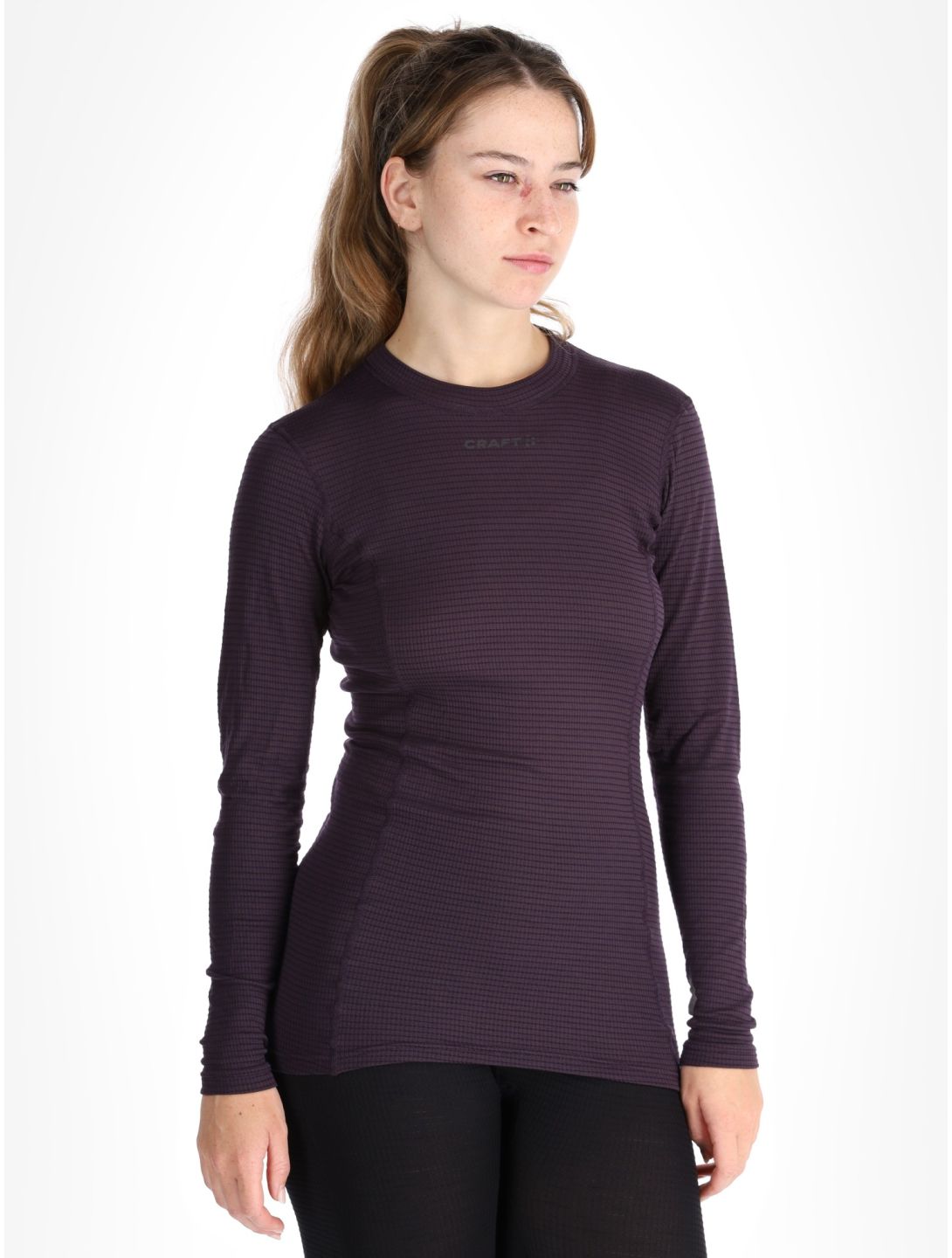 Craft, Pro Wool Extreme X LS thermoshirt dames DK Plum paars 