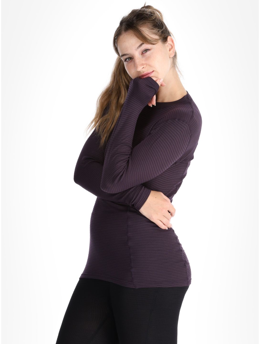 Craft, Pro Wool Extreme X LS thermoshirt dames DK Plum paars 