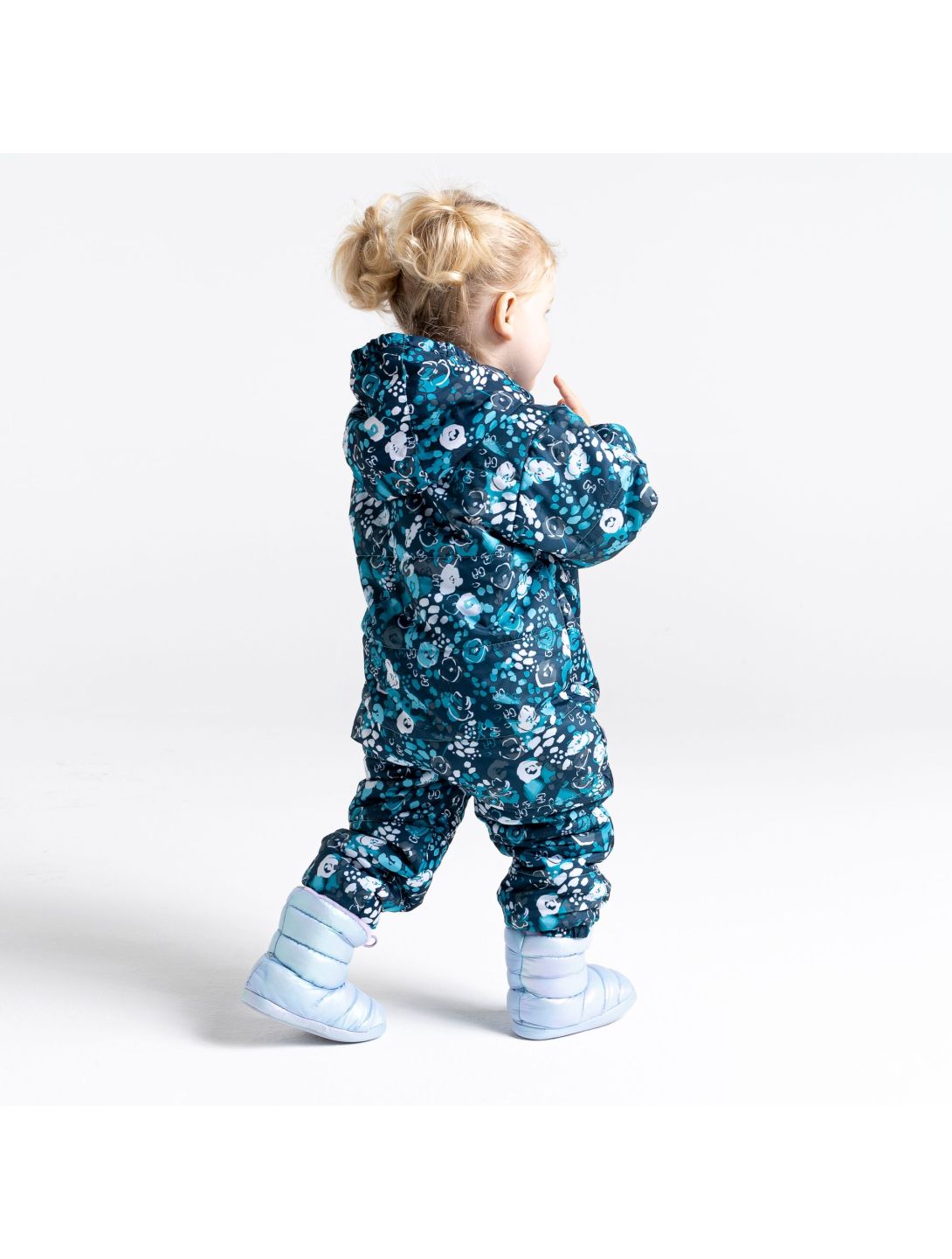 Dare2b, Bambino II ski overall kinderen floral print river blauw 