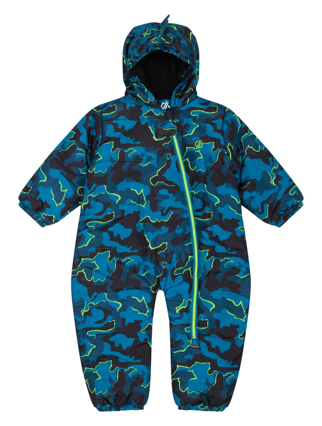 Dare2b, Bambino II ski overall kinderen Kingfisher Blue Camo Print blauw 