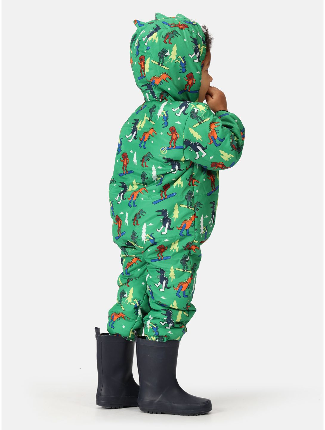 Dare2b, Bambino II ski overall kinderen Trek Green Dinosaur Snow Fight groen 