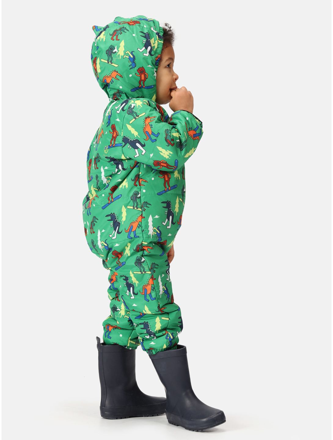 Dare2b, Bambino II ski overall kinderen Trek Green Dinosaur Snow Fight groen 