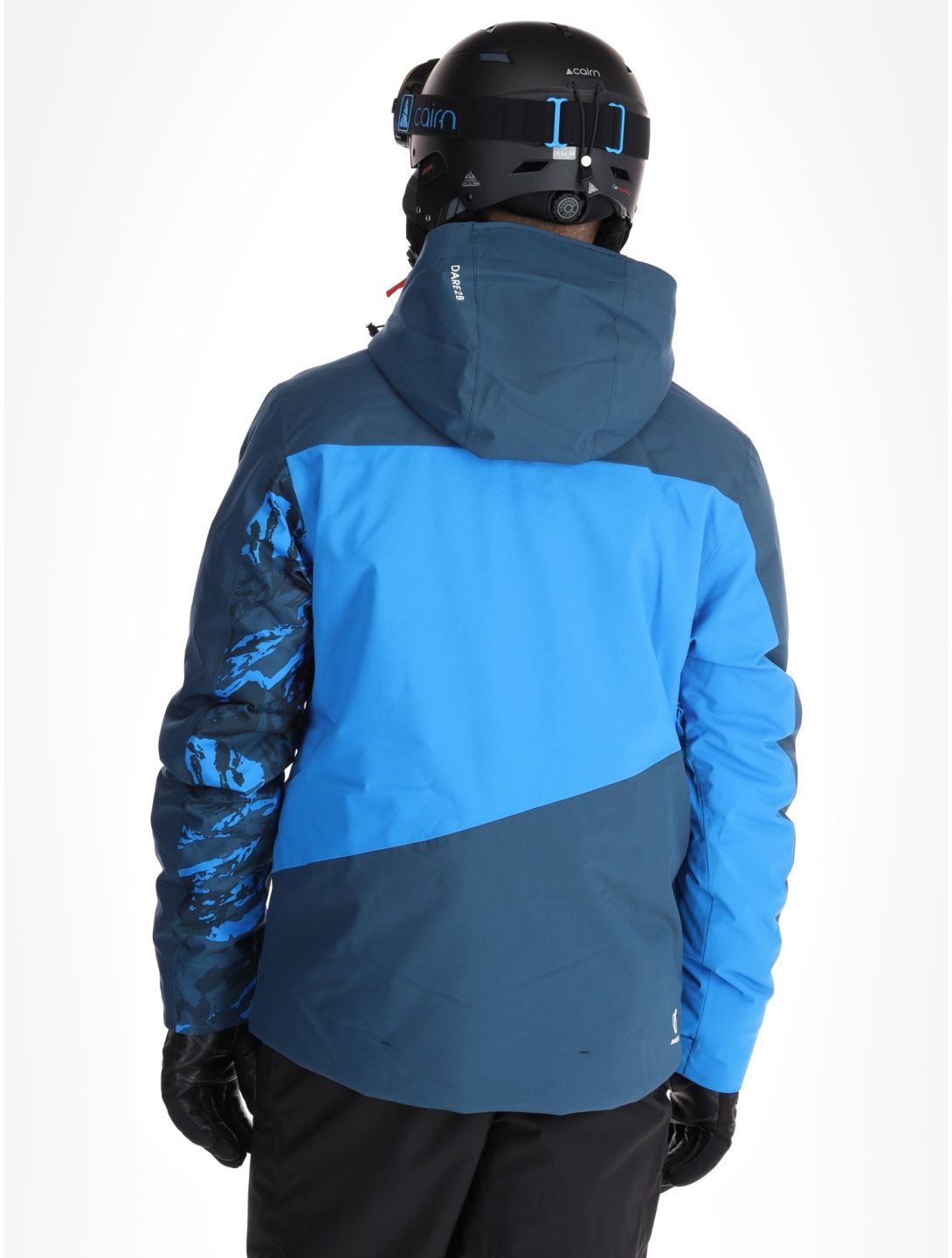 Dare2b, Baseplate II AA Jas gevoerd heren Moonlight Denim / Athletic Blue Mountain Print Blauw 