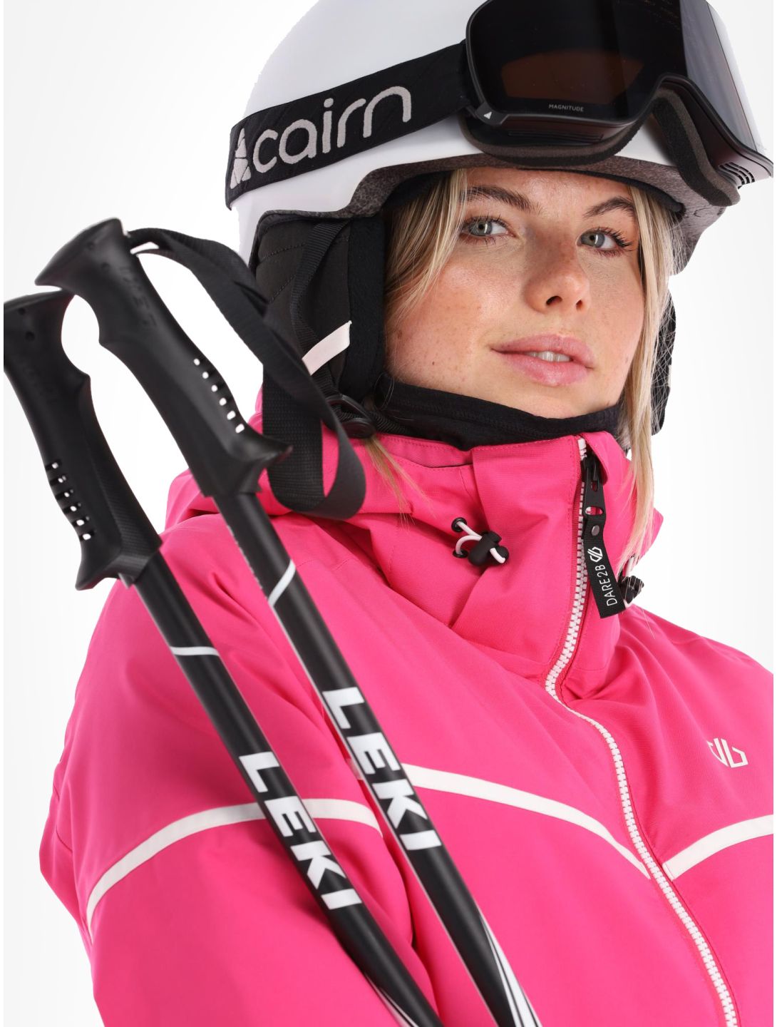 Dare2b, Carving ski-jas dames Pure Pink roze 