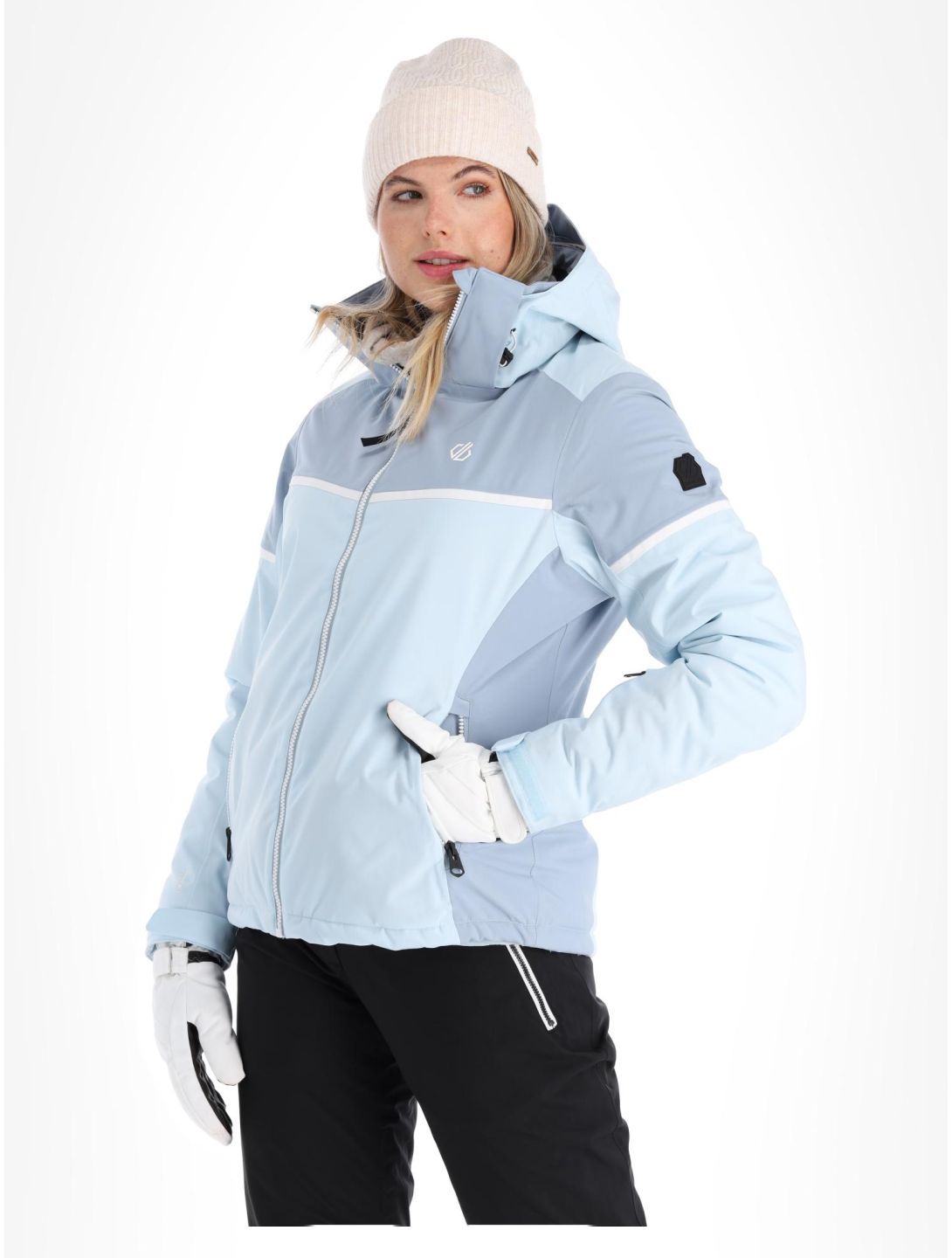 Dare2b, Carving ski-jas dames Quiet Blue / Ashley Blue blauw 