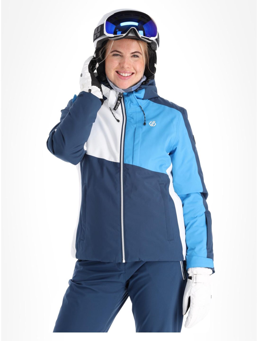 Dare2b, Chute ski-jas dames Moonlight Denim / Swedish Blue blauw 