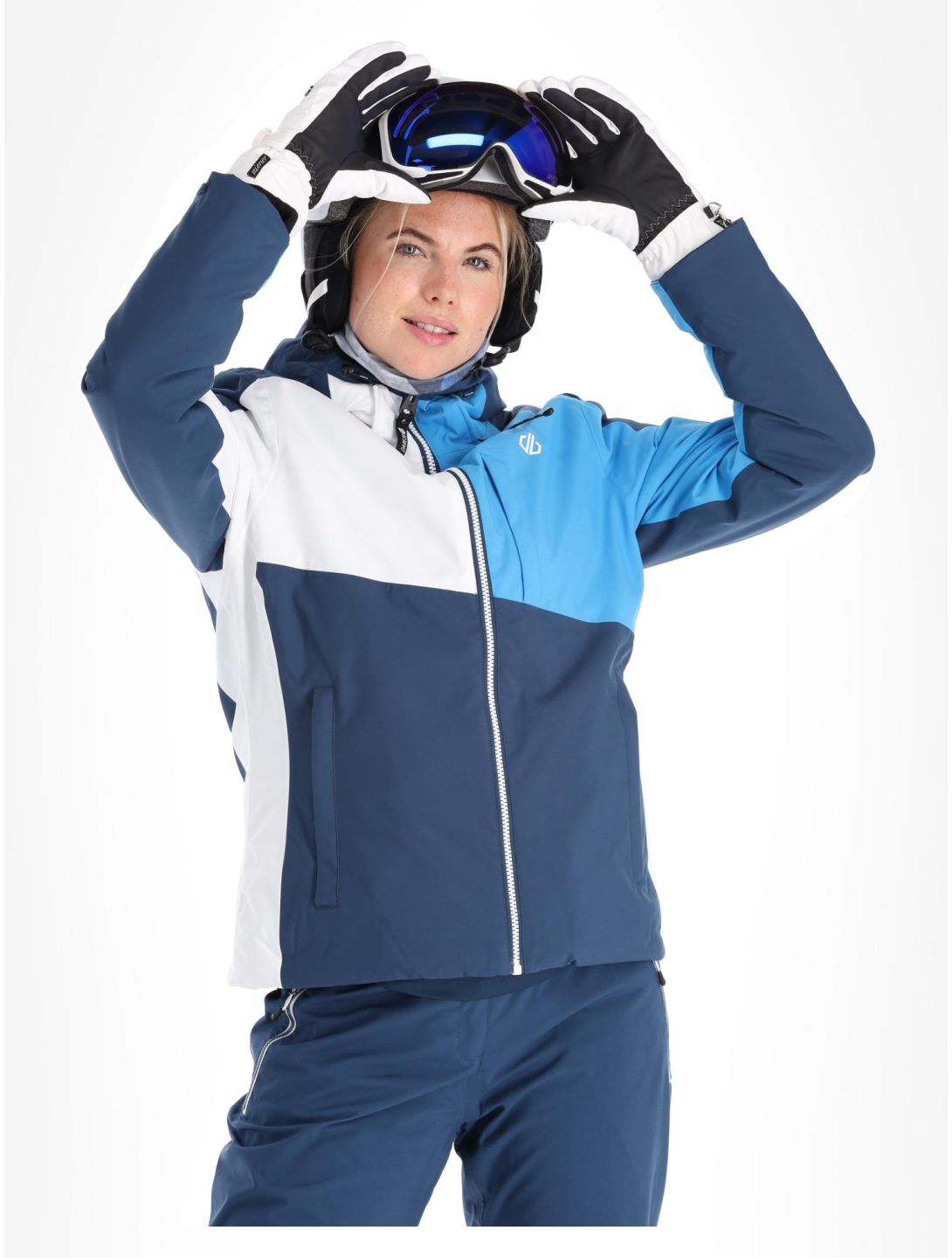 Dare2b, Chute ski-jas dames Moonlight Denim / Swedish Blue blauw 