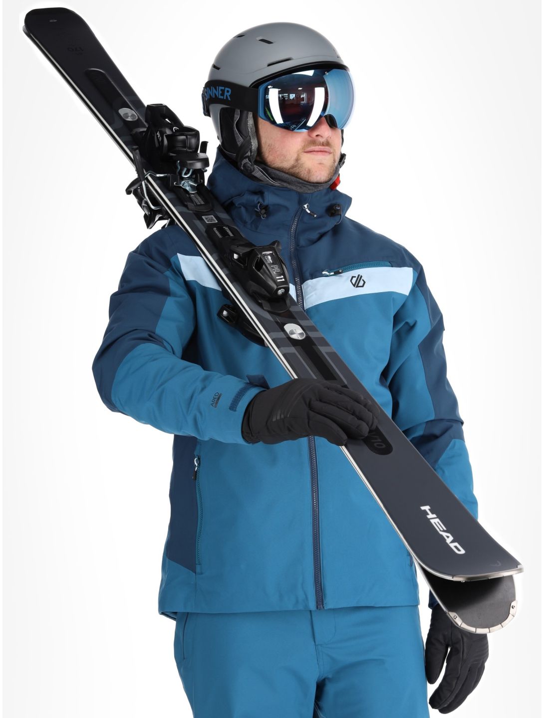 Dare2b, Eagly II ski-jas heren Moonlight Denim / Clear Sky blauw 