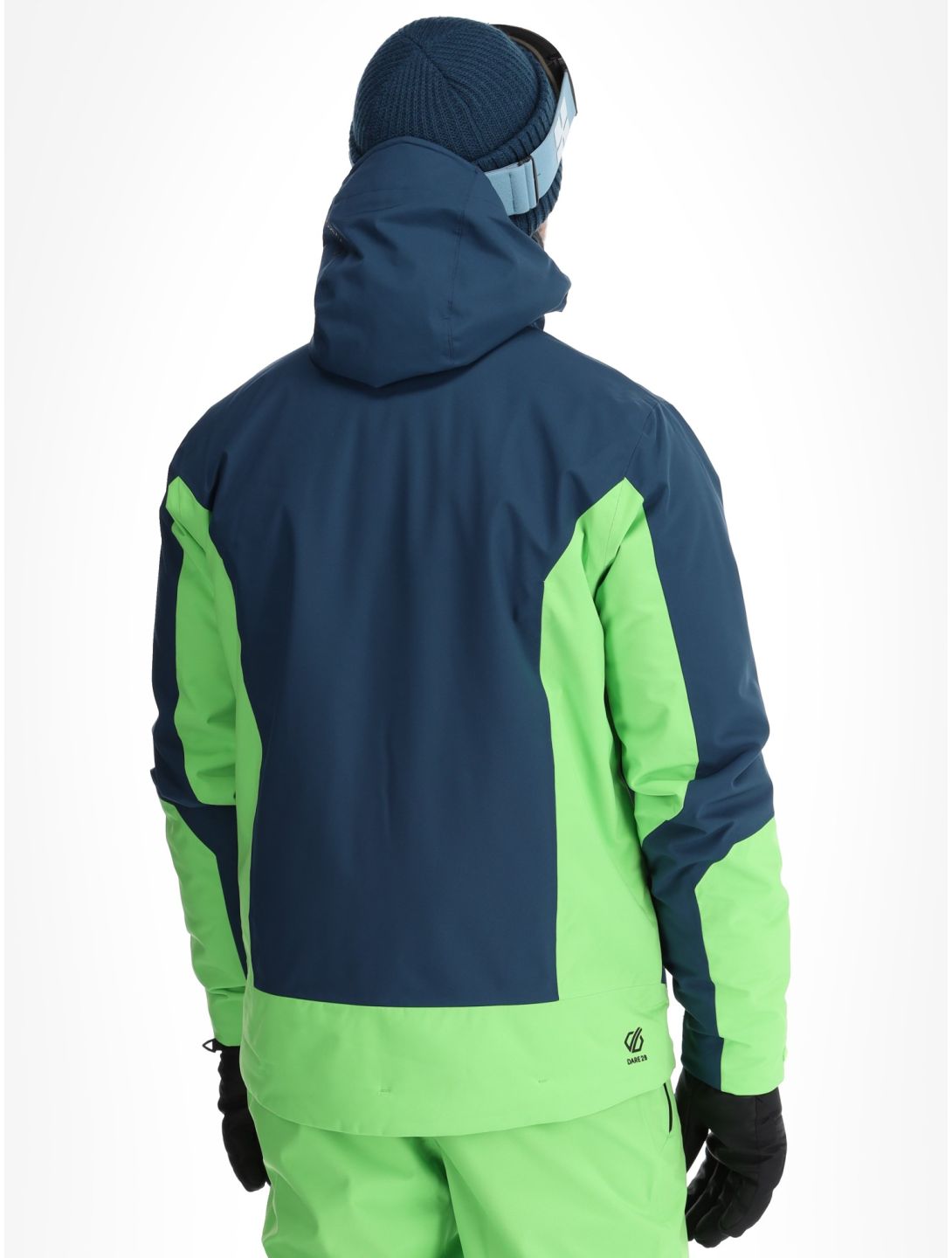 Dare2b, Eagly II ski-jas heren Moonlight Denim / Green Flash blauw, groen 