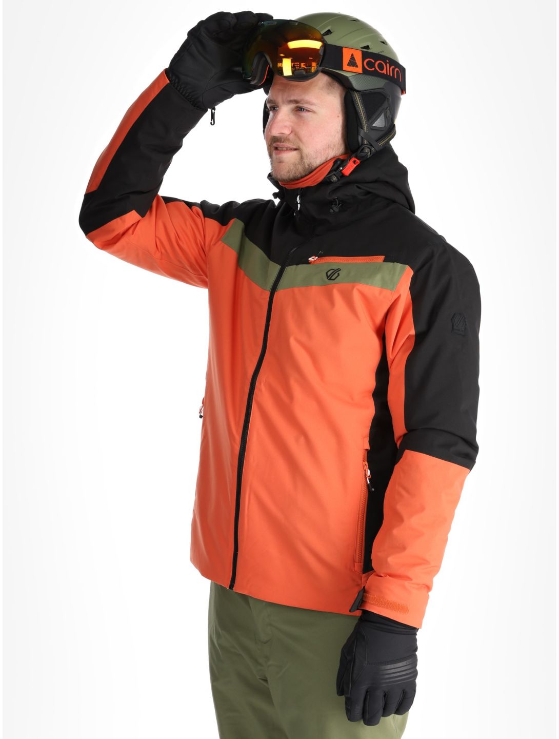 Dare2b, Eagly II ski-jas heren Orange Rust / Black oranje, zwart 