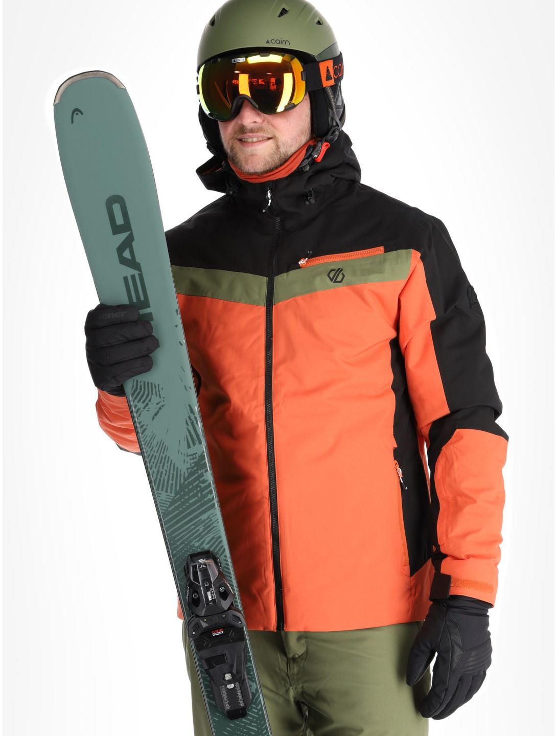 Dare2b, Eagly II ski-jas heren Orange Rust / Black oranje, zwart 