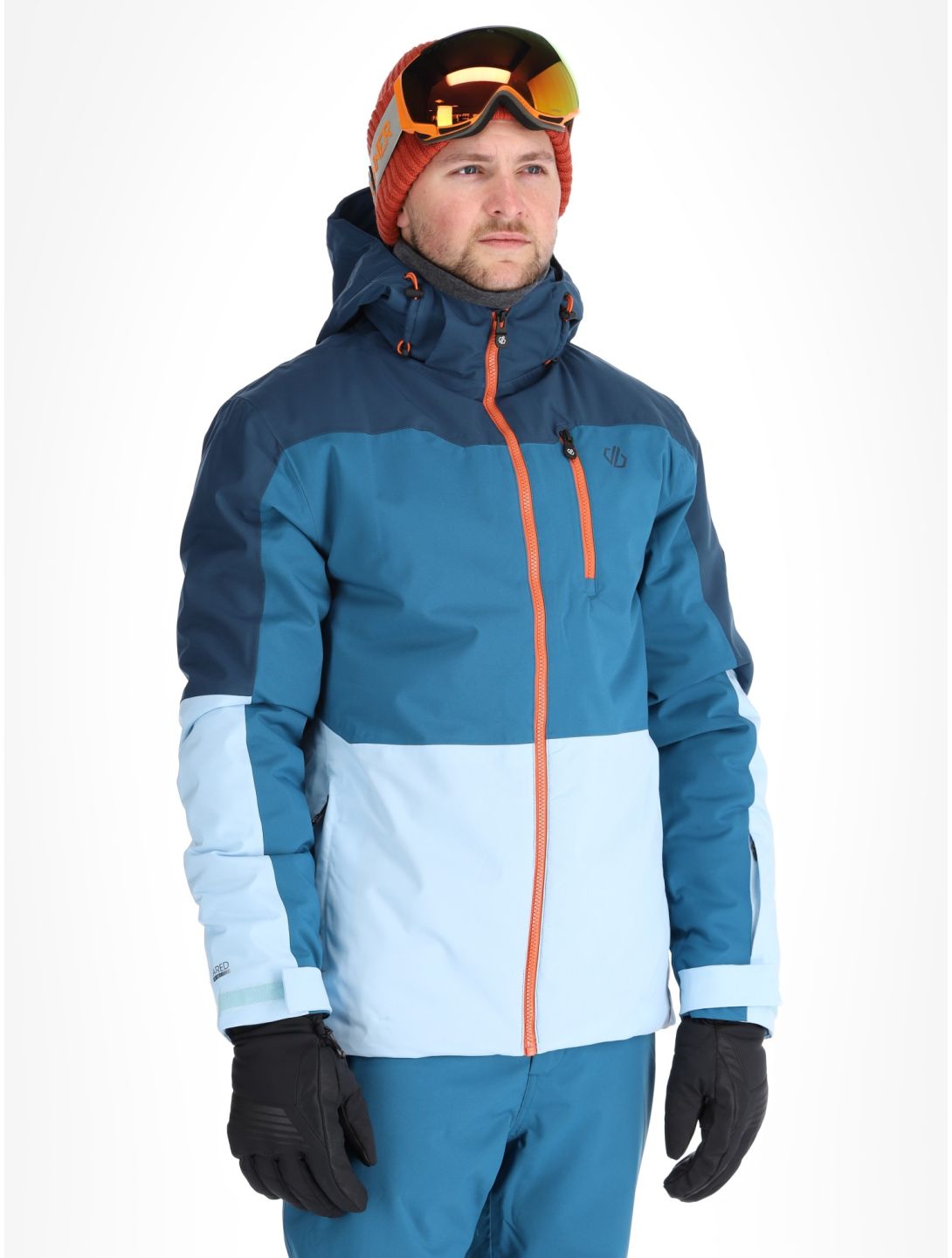 Dare2b, Edge II ski-jas heren Moonlight Denim / Kingfisher Blue blauw 