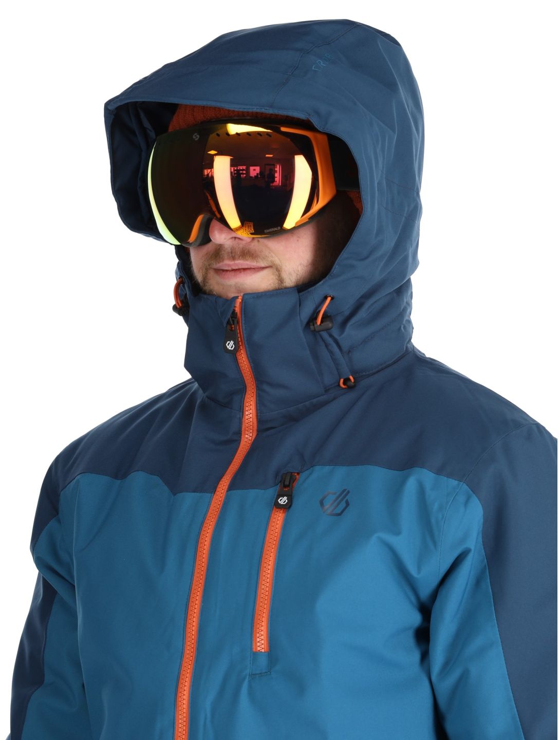 Dare2b, Edge II ski-jas heren Moonlight Denim / Kingfisher Blue blauw 