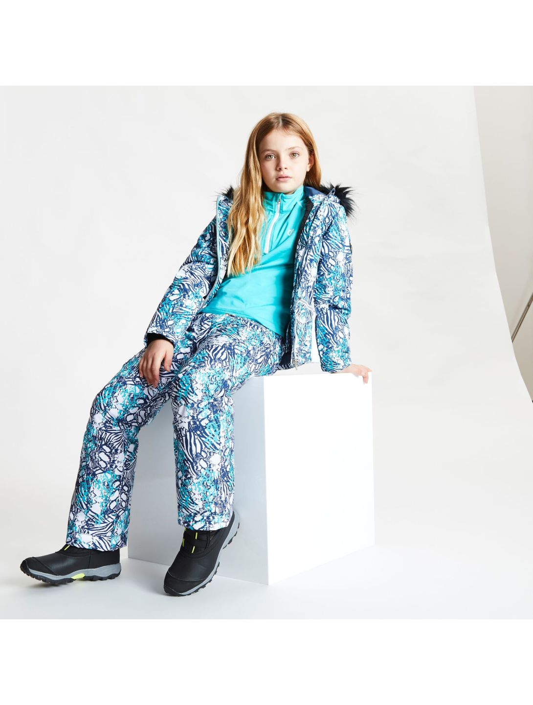 Dare2b, Far Out Jacket ski-jas kinderen ceramic Blauw