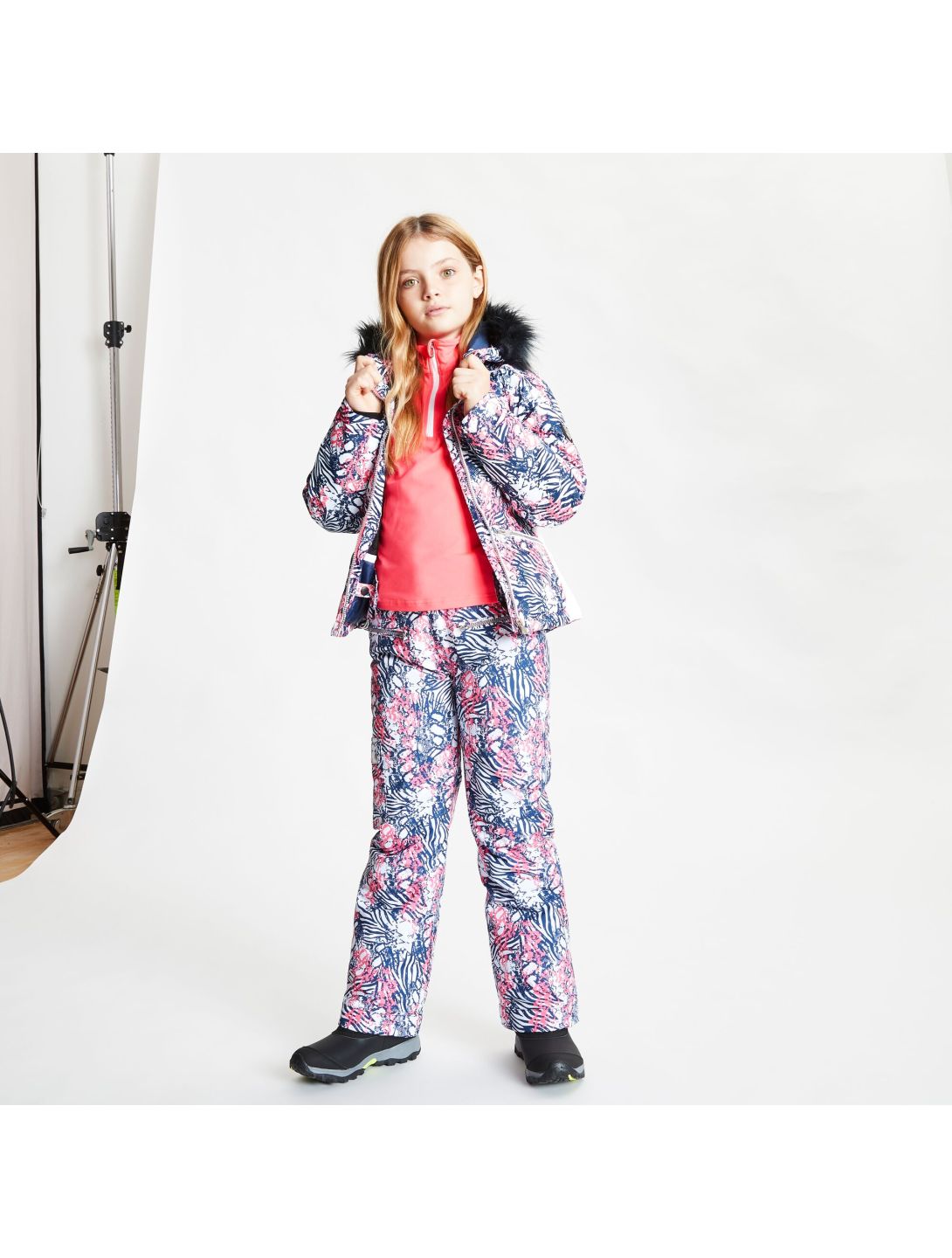 Dare2b, Far Out Jacket ski-jas kinderen neon Roze