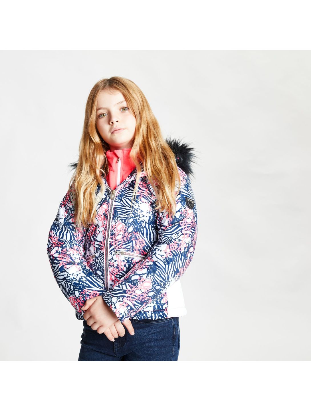 Dare2b, Far Out Jacket ski-jas kinderen neon Roze