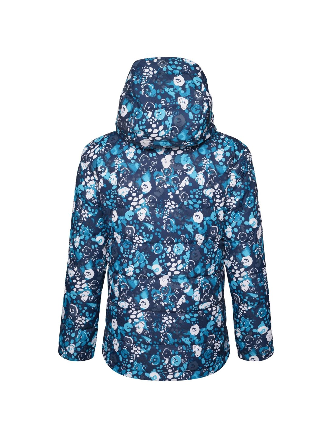 Dare2b, Girls Verdict ski-jas kinderen floral print river blauw 