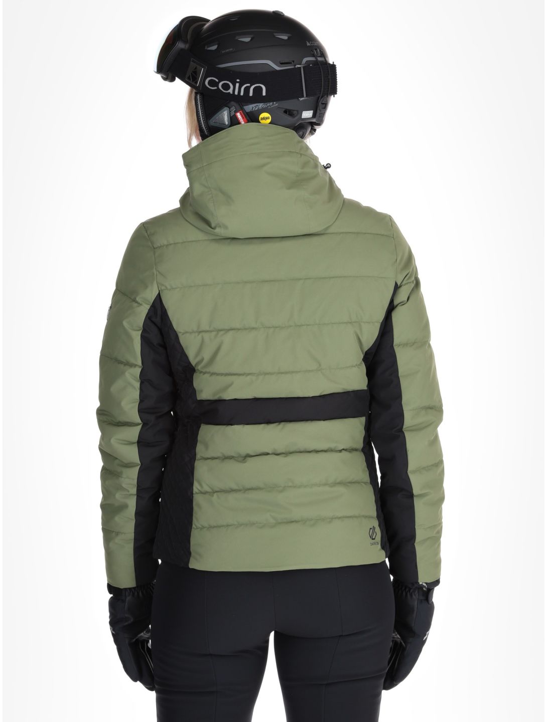 Dare2b, Glacial AA Jas gevoerd dames Olivine Green / Black Groen, Zwart 