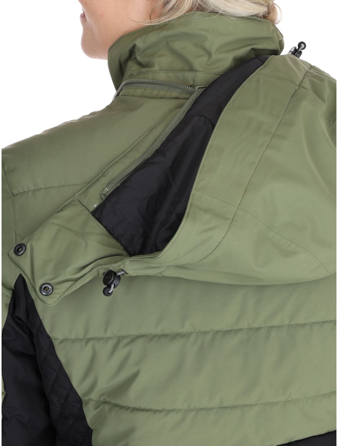 Dare2b, Glacial AA Jas gevoerd dames Olivine Green / Black Groen, Zwart 