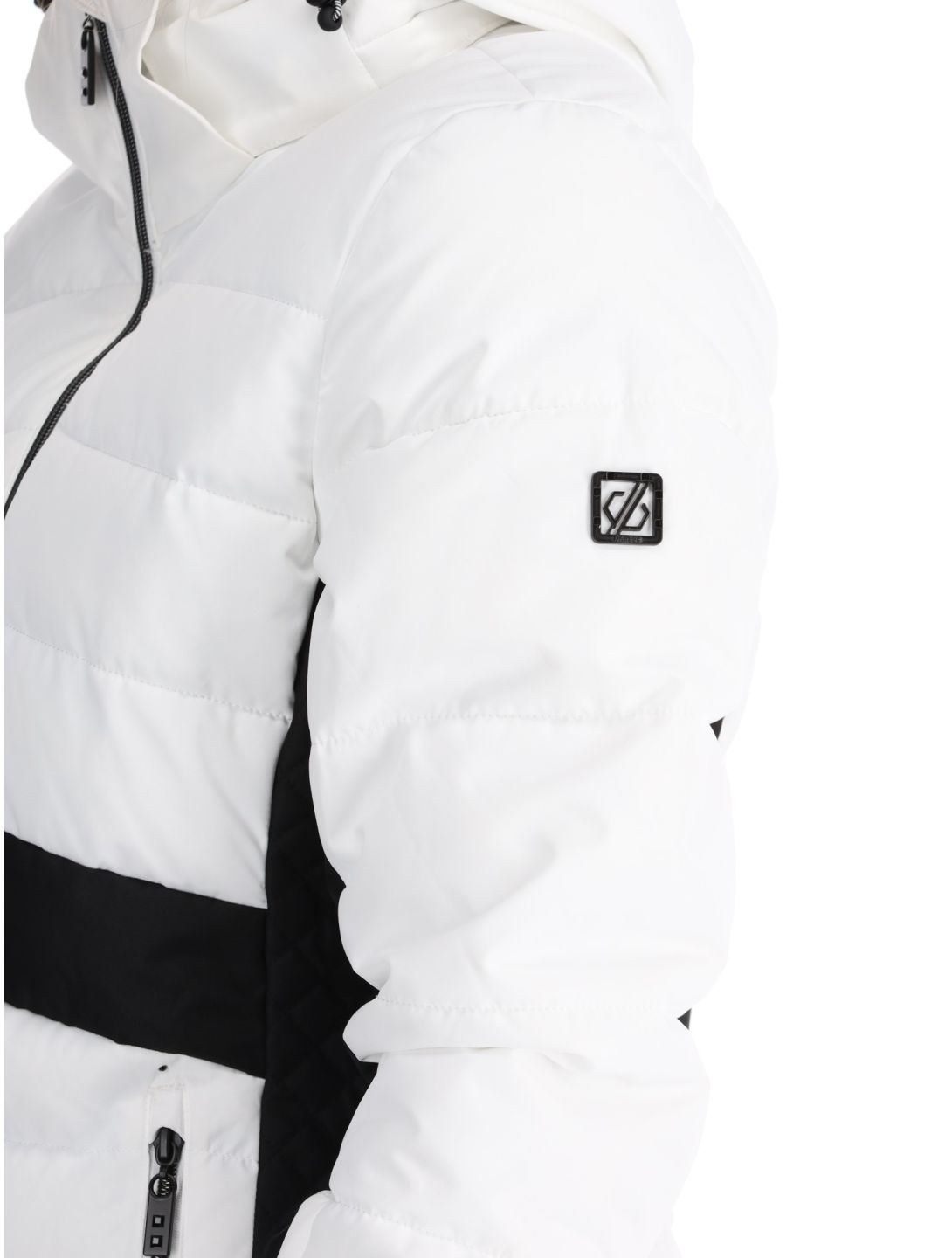 Dare2b, Glacial ski-jas dames White / Black wit, zwart 