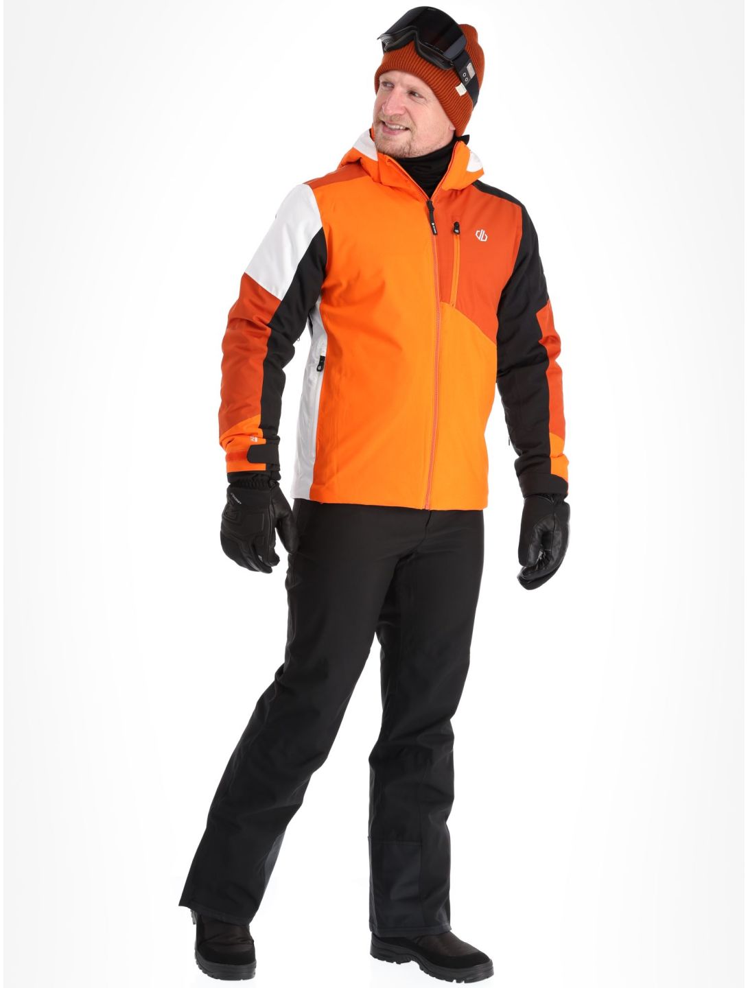 Dare2b, Halfpipe ski-jas heren PuffinOr / Blk oranje, zwart 