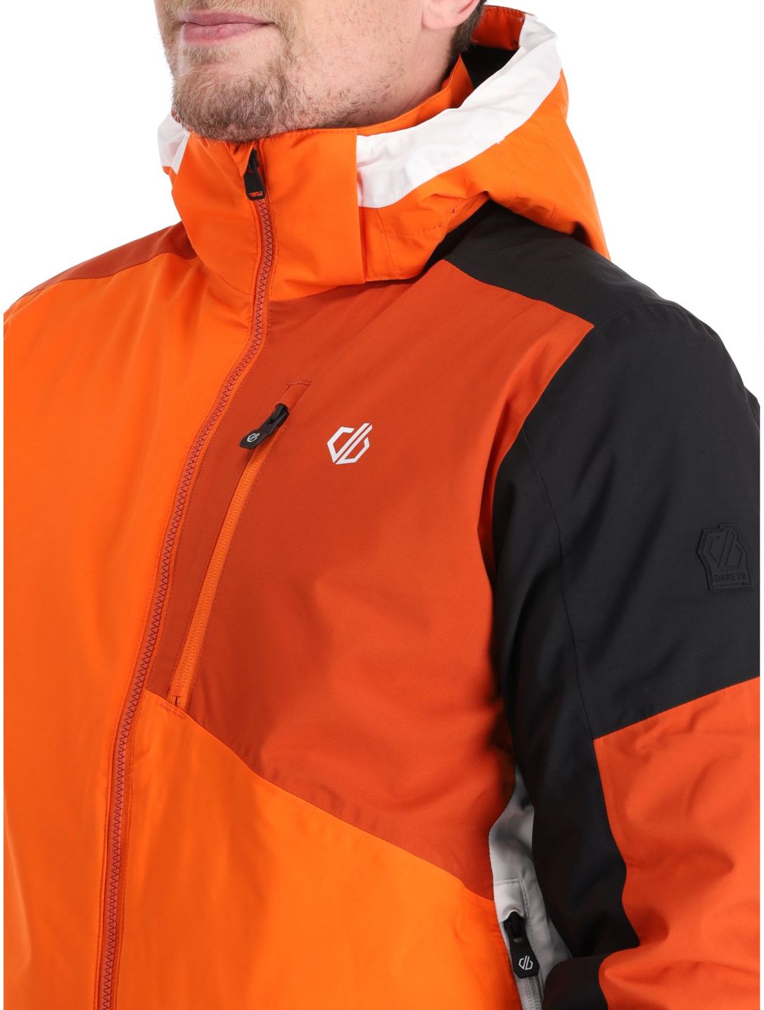 Dare2b, Halfpipe ski-jas heren PuffinOr / Blk oranje, zwart 