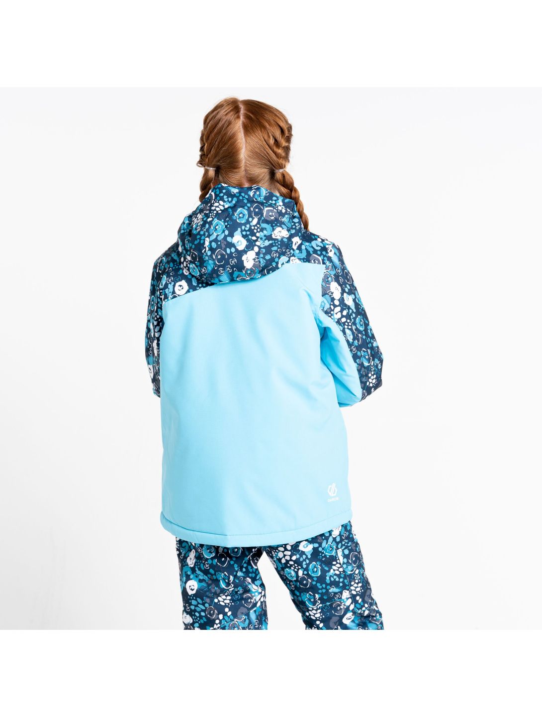 Dare2b, Humour II ski-jas kinderen floral print river blauw 