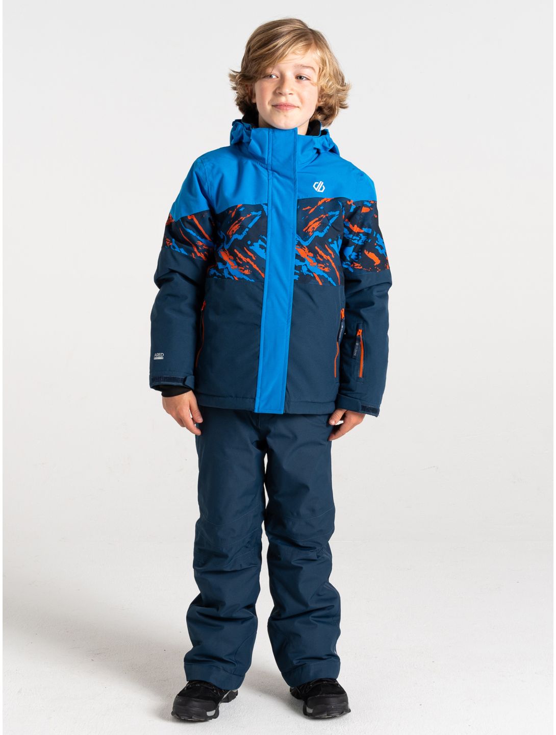 Dare2b, Humour III ski-jas kinderen Athletic Blue / Athletic Blue Camo Print / Moonlight Denim blauw 