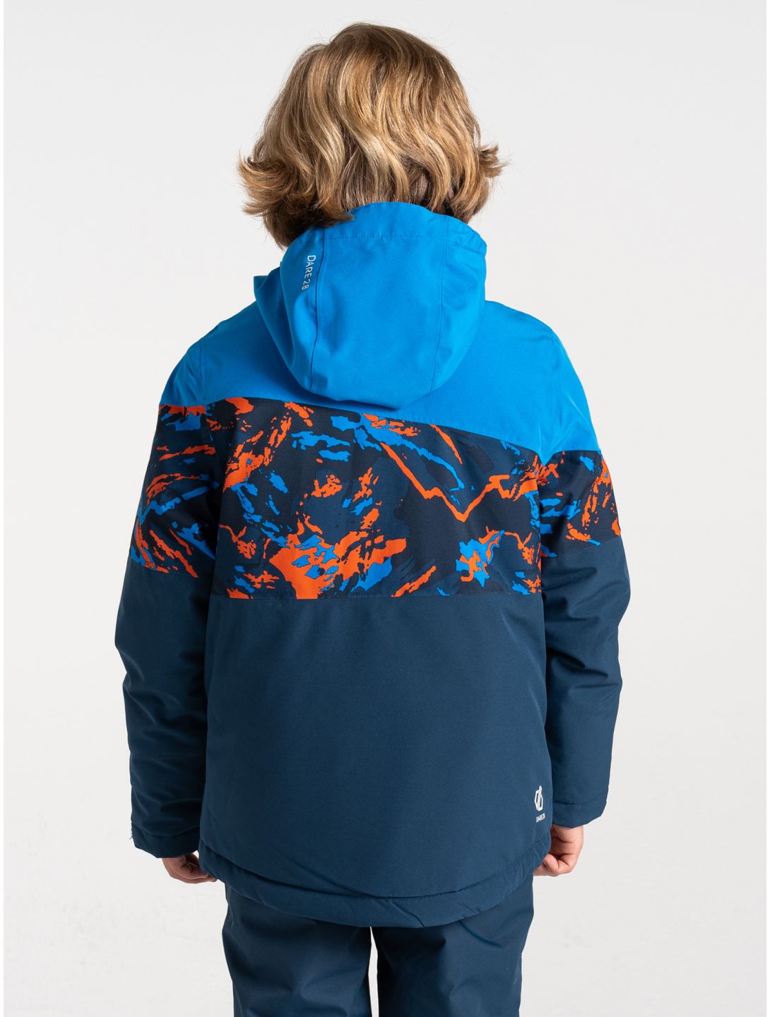 Dare2b, Humour III ski-jas kinderen Athletic Blue / Athletic Blue Camo Print / Moonlight Denim blauw 