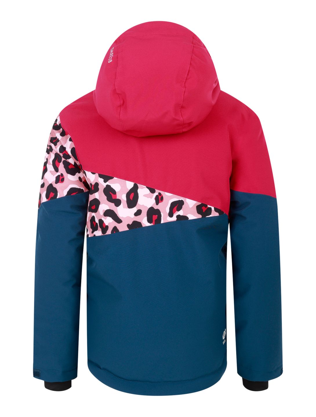 Dare2b, Humour III ski-jas kinderen Berry Pink / Dusty Rose Cheetah Print / Moonlight Denim blauw, roze 