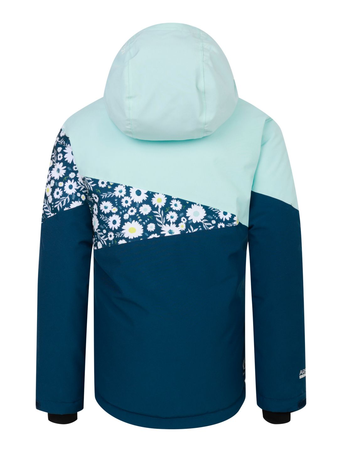 Dare2b, Humour III ski-jas kinderen Moonlight Denim / Moonlight Denim Daisy Print / Water Ballet blauw 