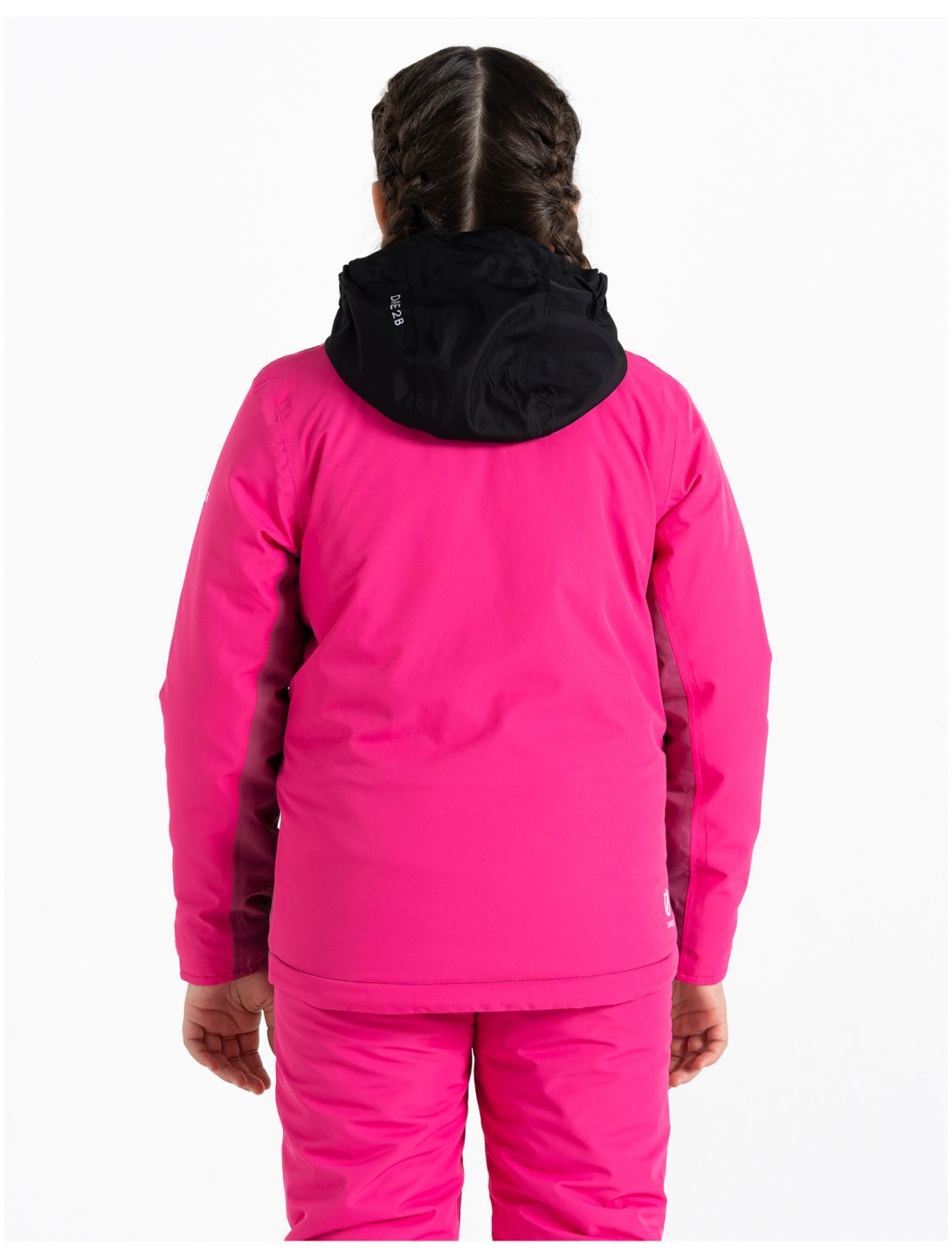 Dare2b, Impose III ski-jas kinderen PurePink / Blk roze, zwart 