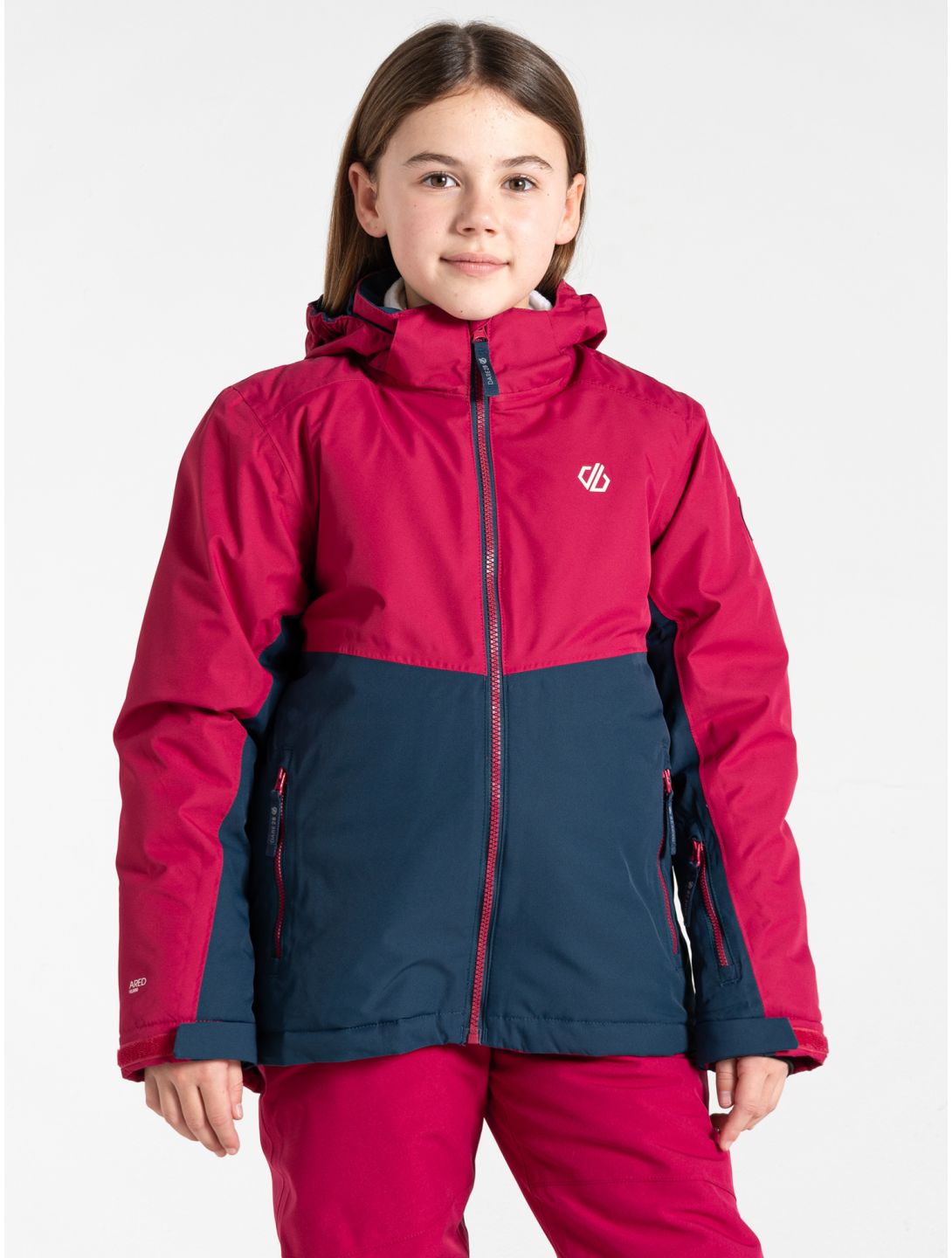 Dare2b, Impose IV ski-jas kinderen Berry Pink / Moonlight Denim blauw, roze 