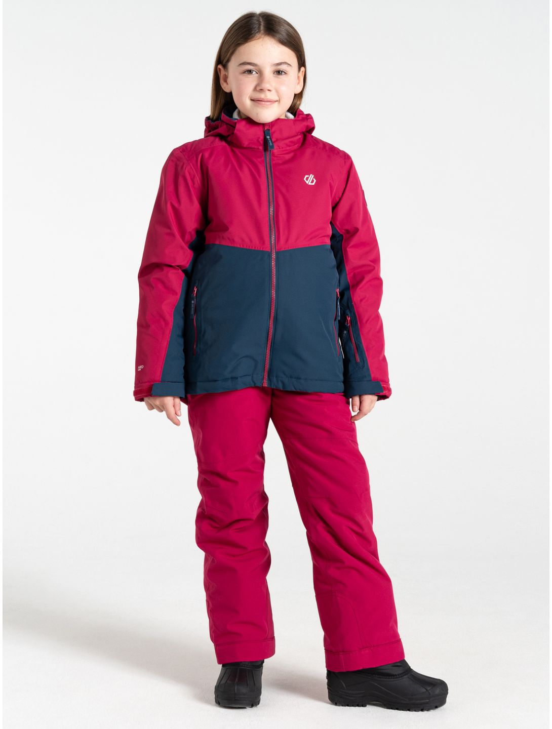 Dare2b, Impose IV ski-jas kinderen Berry Pink / Moonlight Denim blauw, roze 