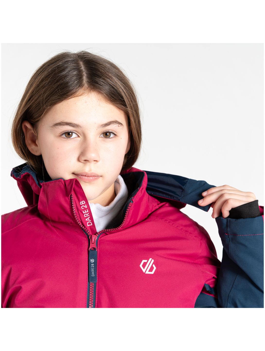 Dare2b, Impose IV ski-jas kinderen Berry Pink / Moonlight Denim blauw, roze 