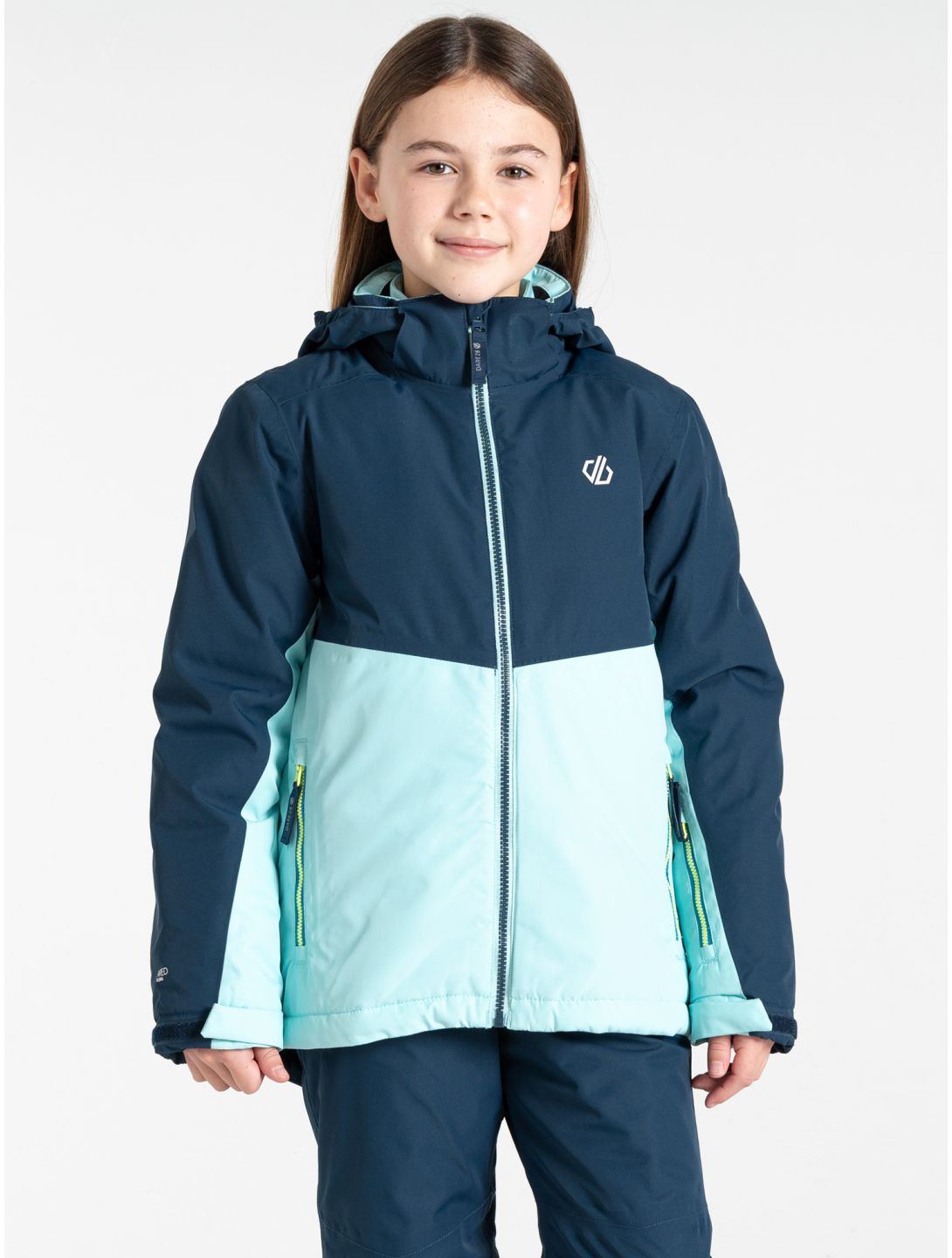 Dare2b, Impose IV ski-jas kinderen Moonlight Denim / Water Ballet blauw 