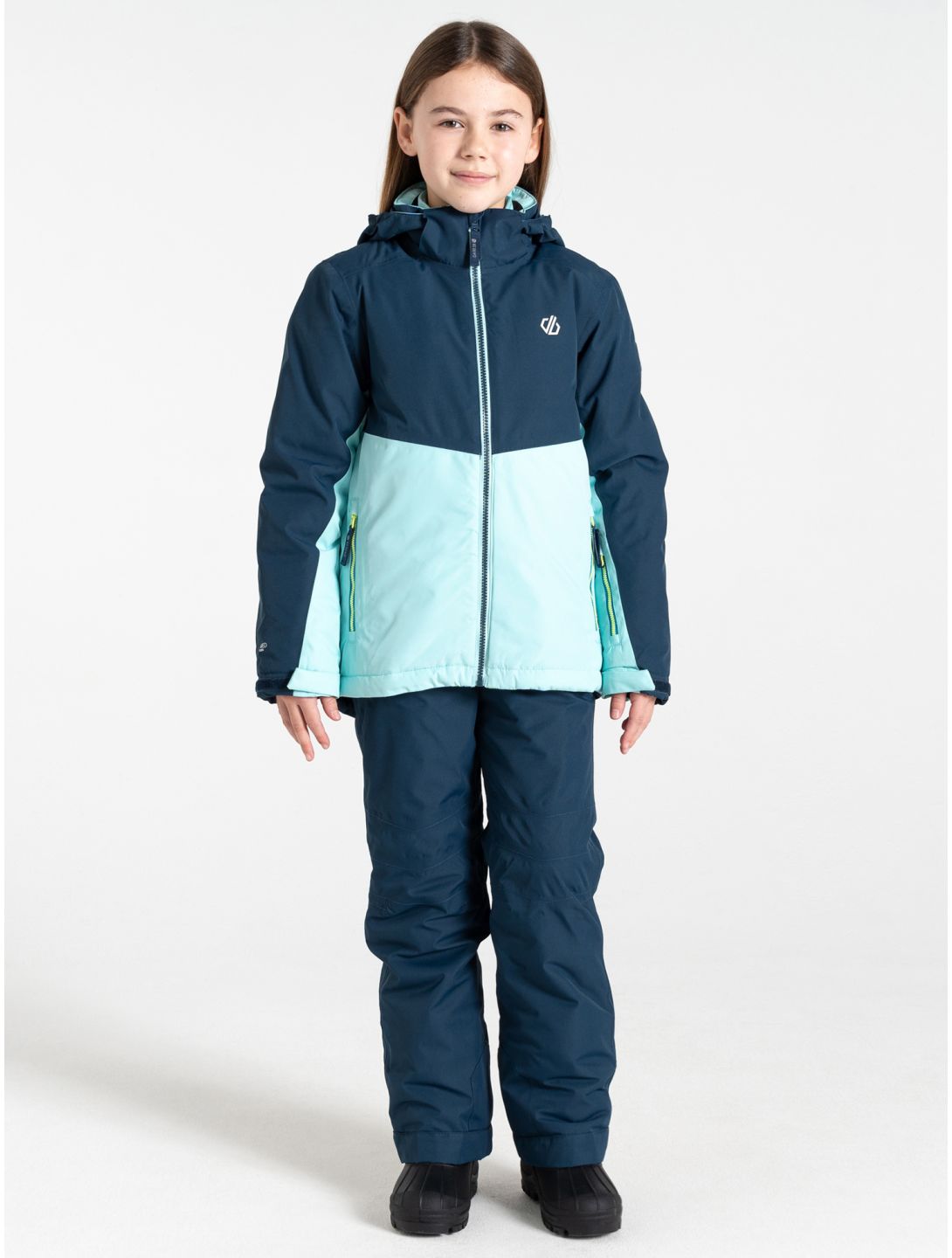 Dare2b, Impose IV ski-jas kinderen Moonlight Denim / Water Ballet blauw 