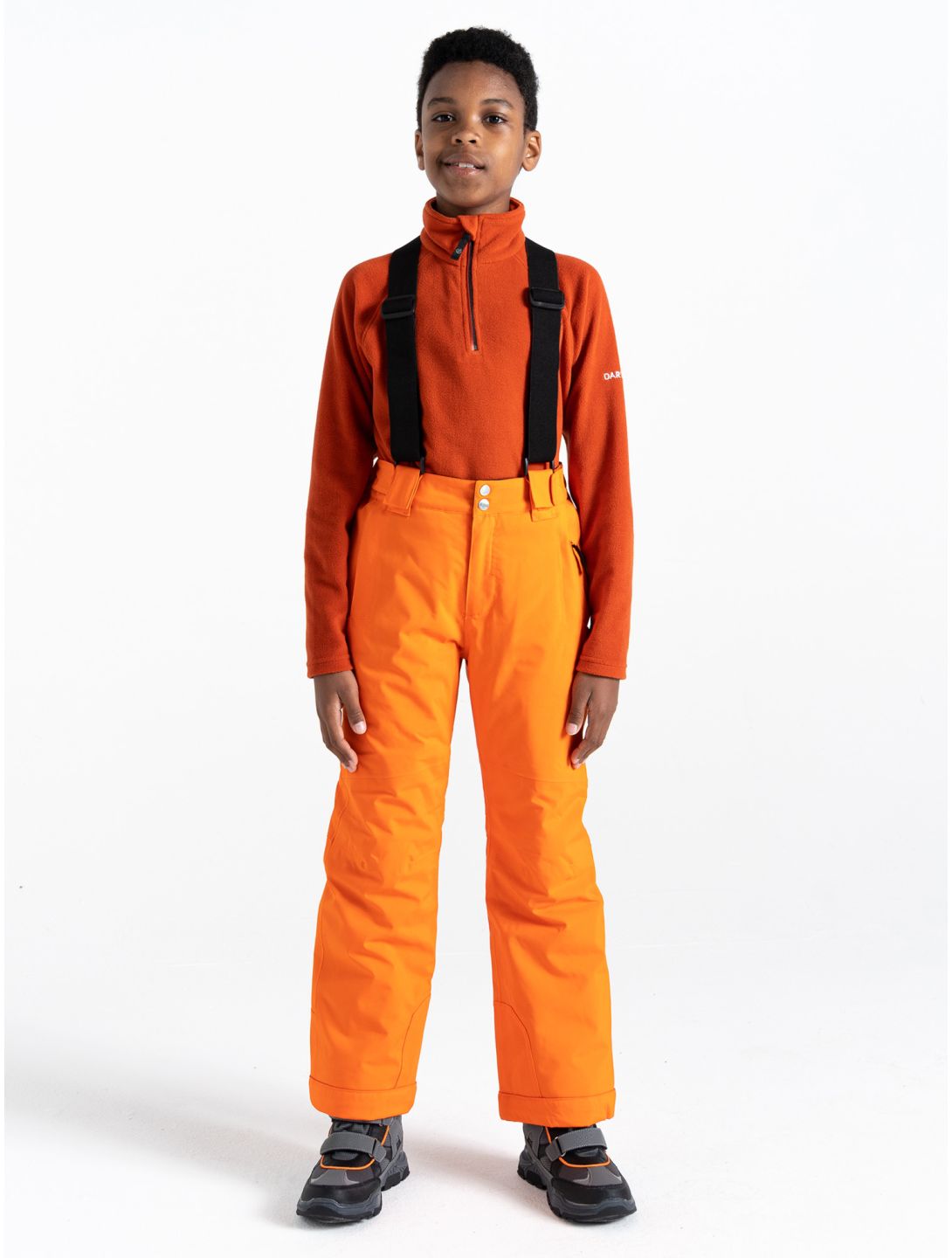 Dare2b, Outmove II skibroek kinderen PuffinsOrnge oranje, zwart 