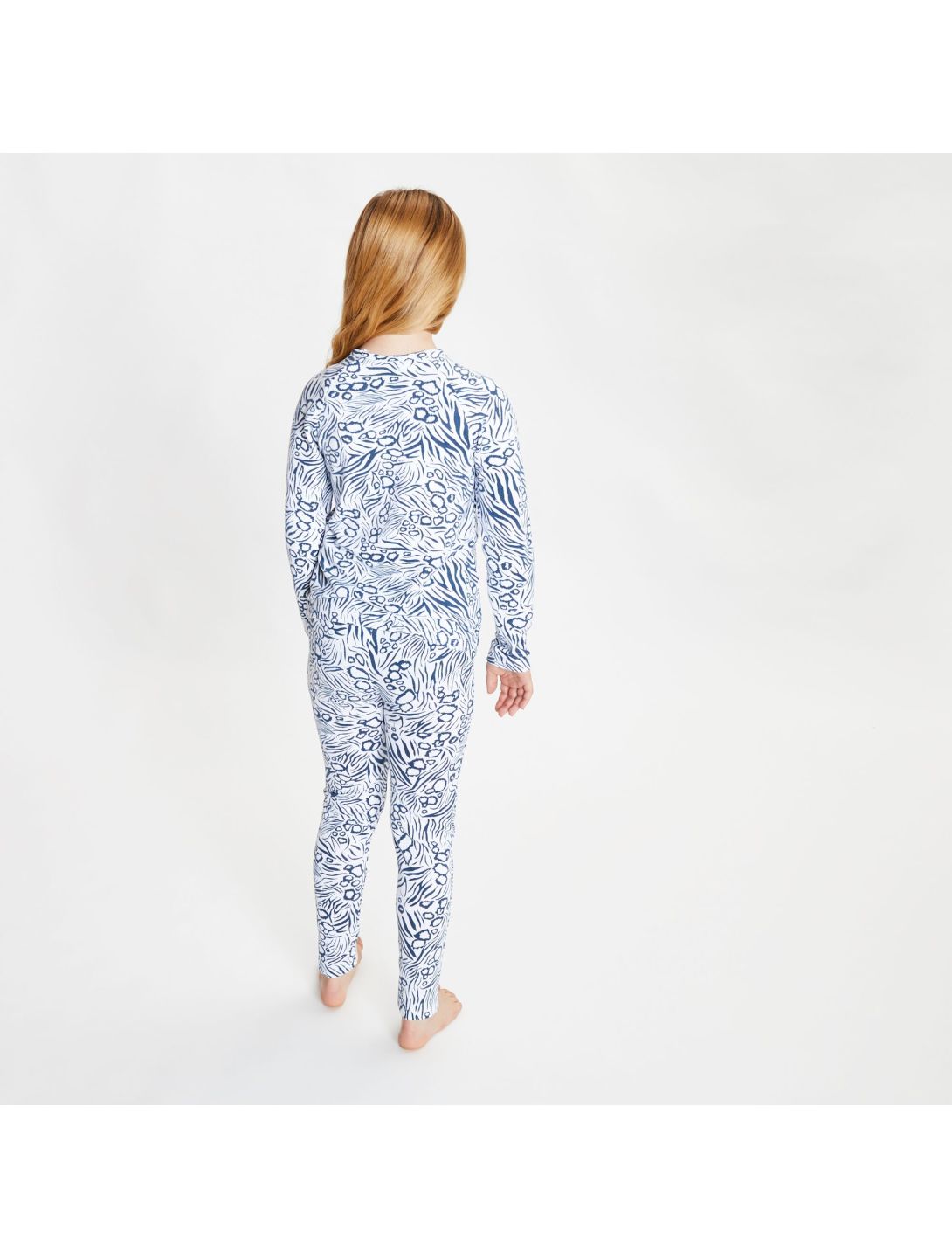 Dare2b, Partition B/L Set thermoset kinderen dark denim print Blauw