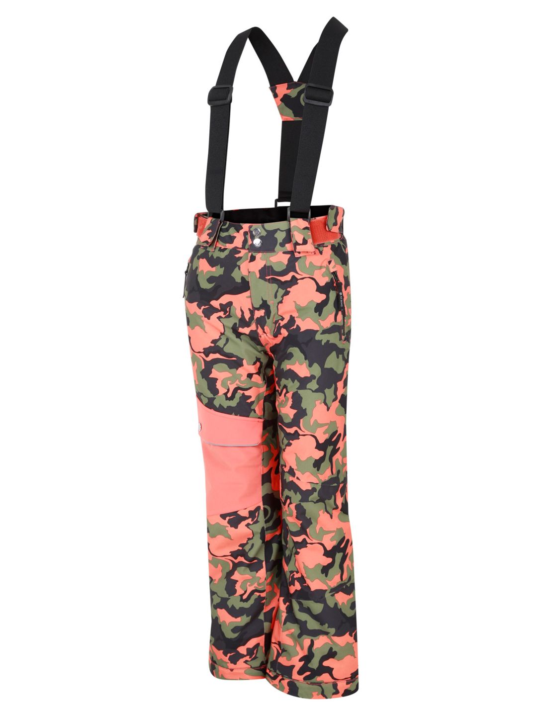 Dare2b, Pow skibroek kinderen Orange Rust Camo Print oranje 