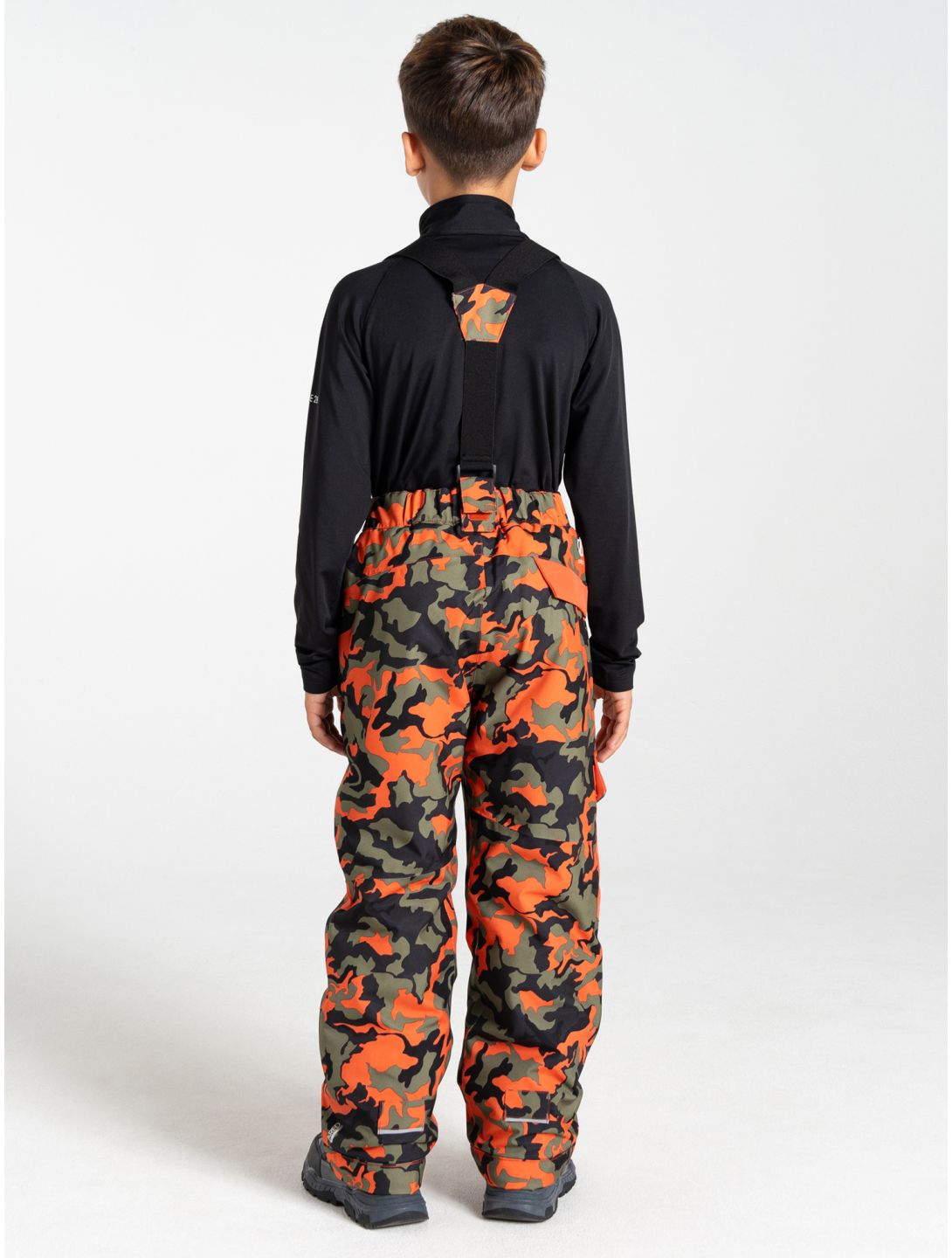 Dare2b, Pow skibroek kinderen Orange Rust Camo Print oranje 