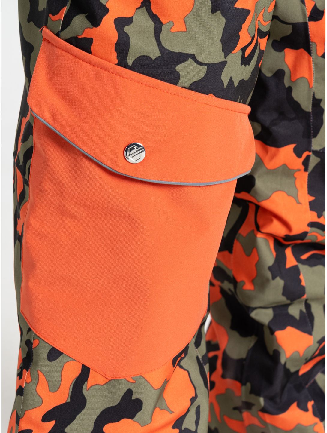 Dare2b, Pow skibroek kinderen Orange Rust Camo Print oranje 