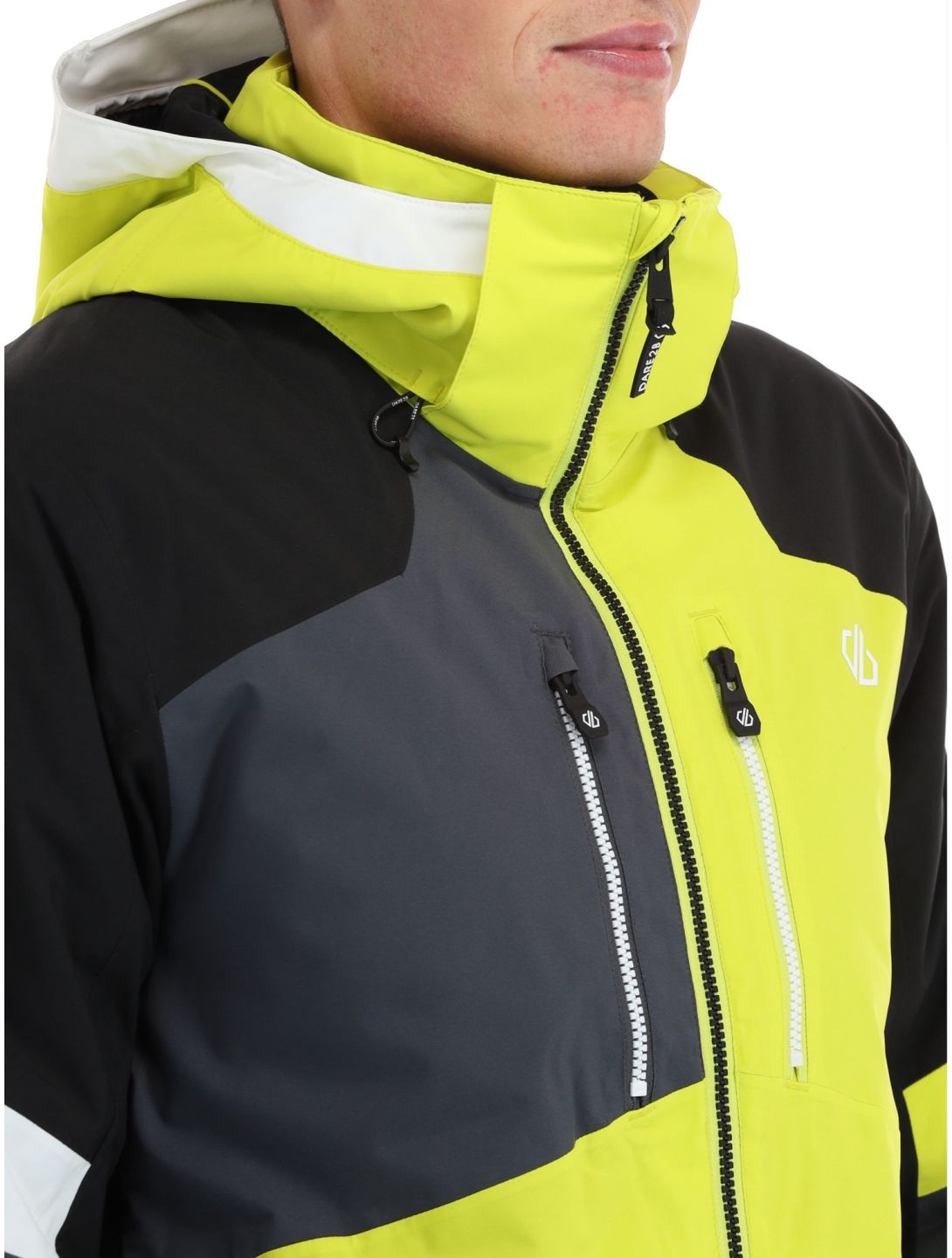 Dare2b, Shred ski-jas heren Neon Spring/Black groen, zwart 