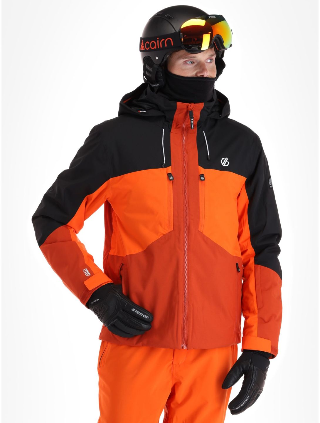 Dare2b, Slopeside ski-jas heren PuffinOr / Blk oranje, zwart 