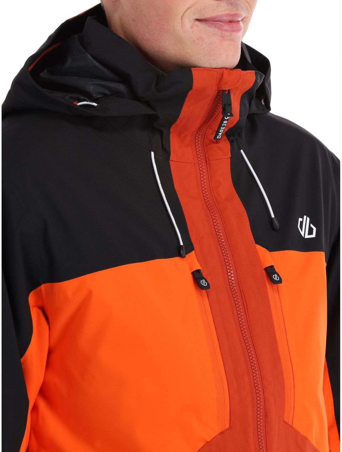 Dare2b, Slopeside ski-jas heren PuffinOr / Blk oranje, zwart 