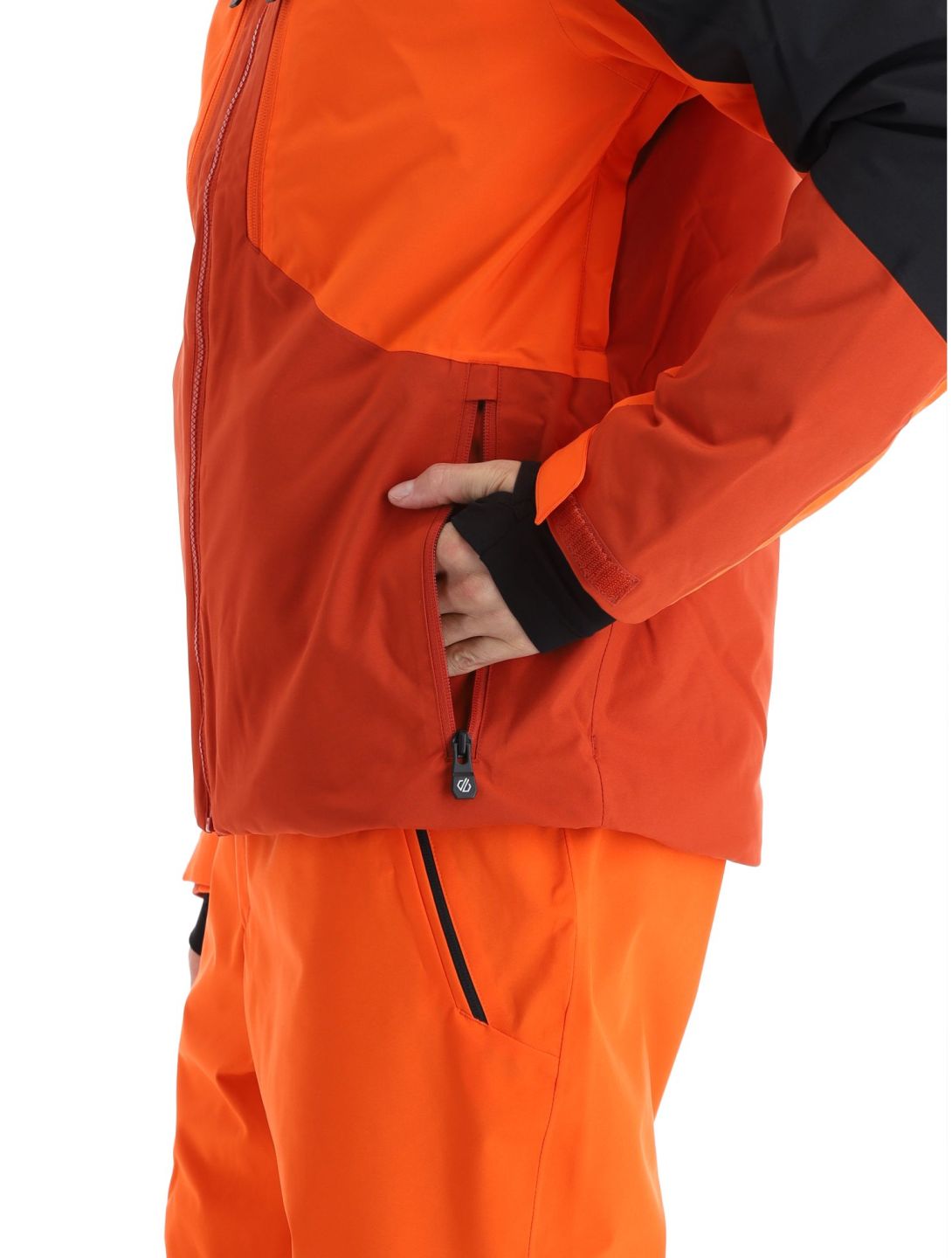 Dare2b, Slopeside ski-jas heren PuffinOr / Blk oranje, zwart 