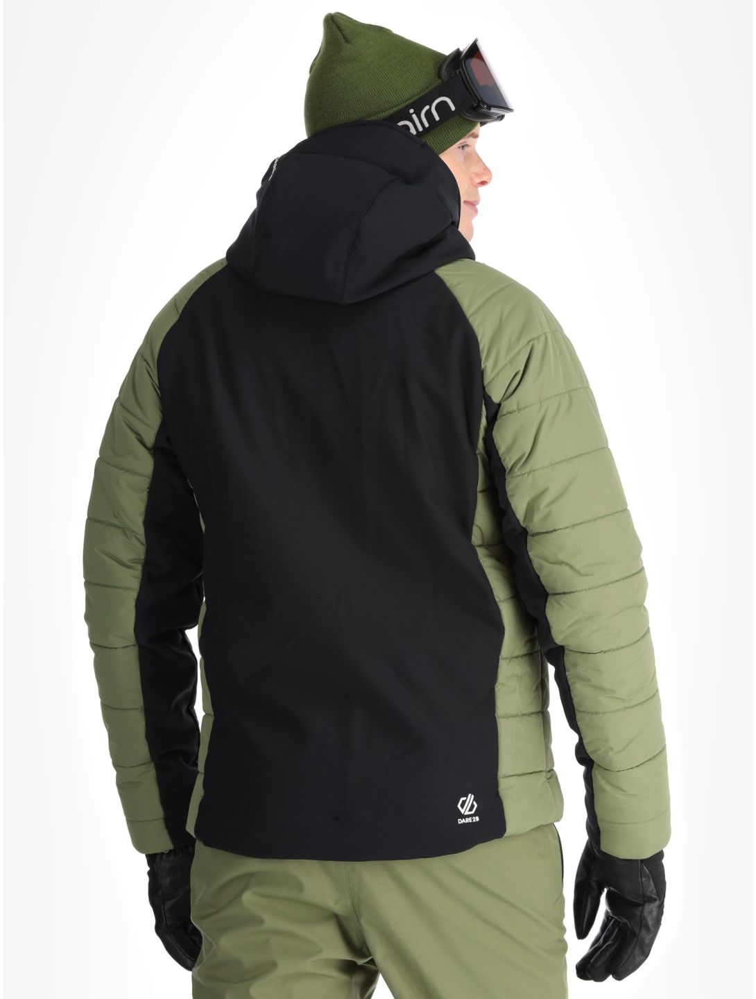 Dare2b, Speed softshell ski-jas heren Olivine Green / Black groen, zwart 