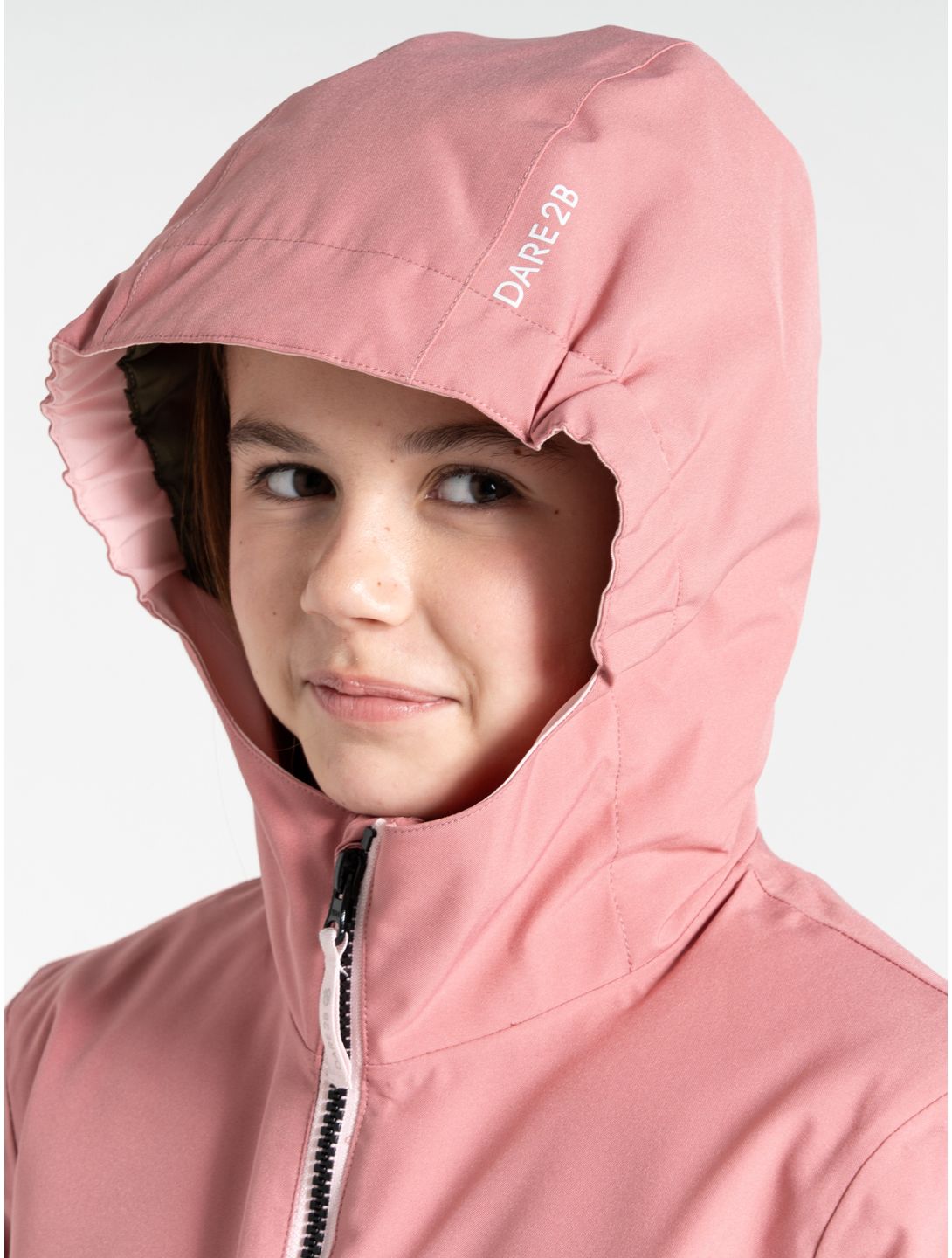 Dare2b, Steazy III ski-jas kinderen Dusty Rose / Olivine Green / Crystal Rose groen, roze 