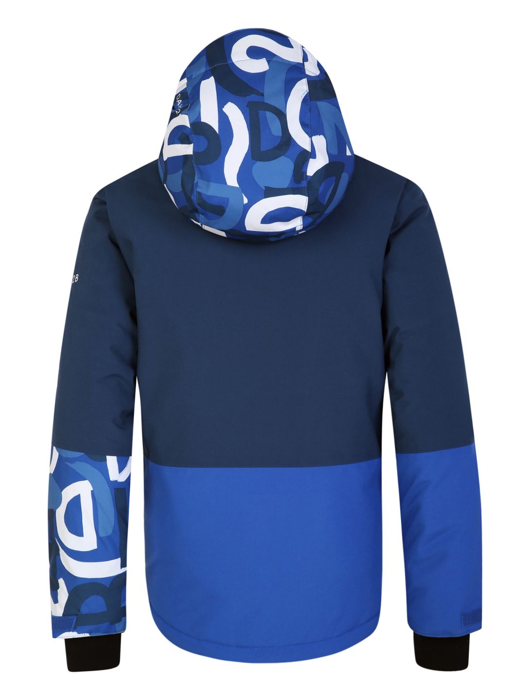 Dare2b, Traverse ski-jas kinderen Olympian Blue Graffiti Print / Moonlight Denim blauw 